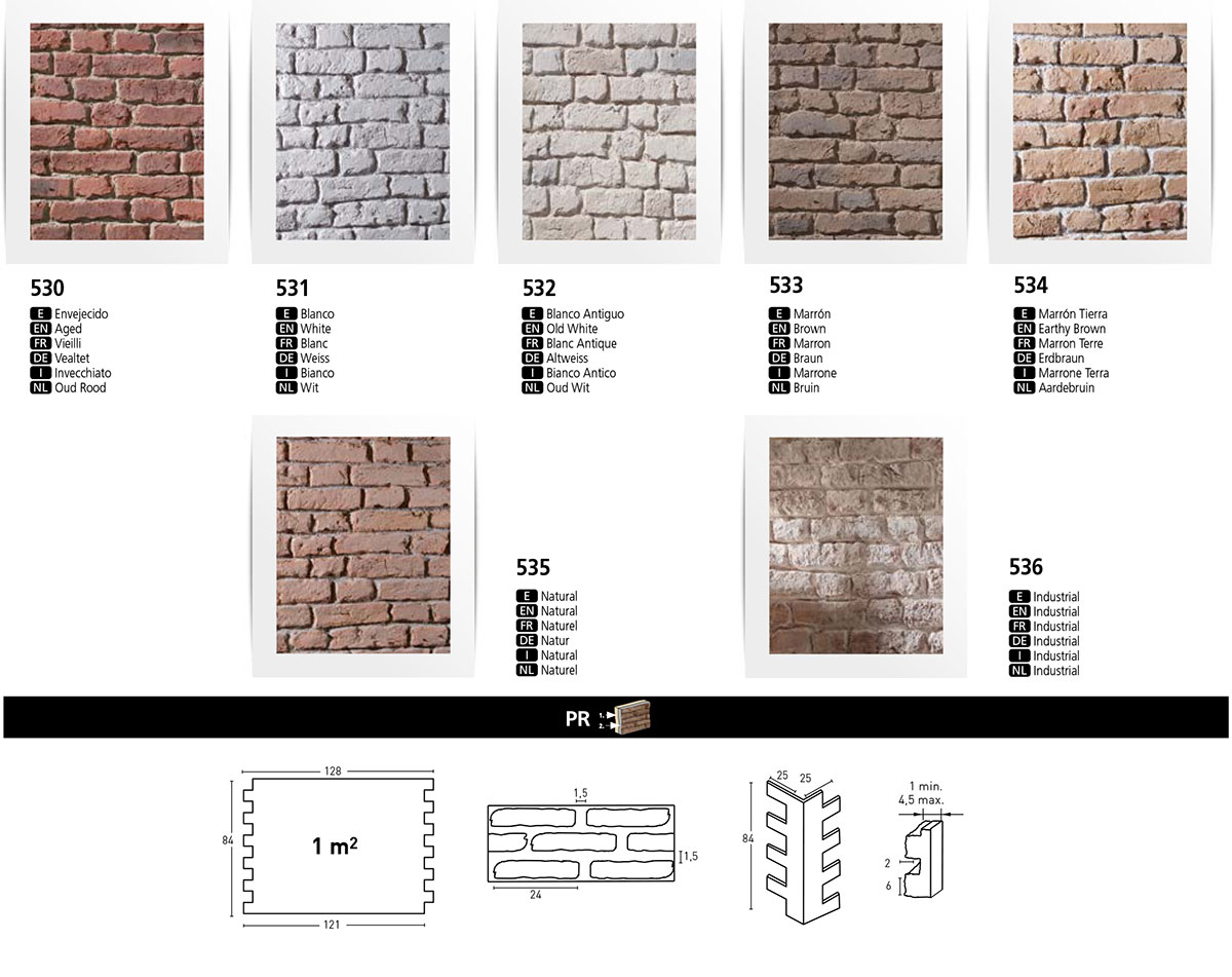Panel Ladrillo Loft I Panel Piedra®